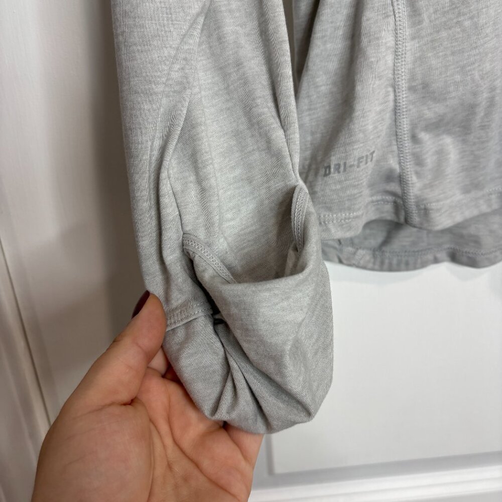 Nike Gray Lightweight Running Hoodie Size XL - Picture 3 of 7